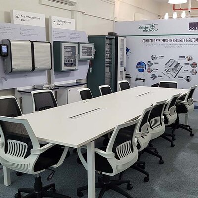 Meeting room Meeting room with demo products